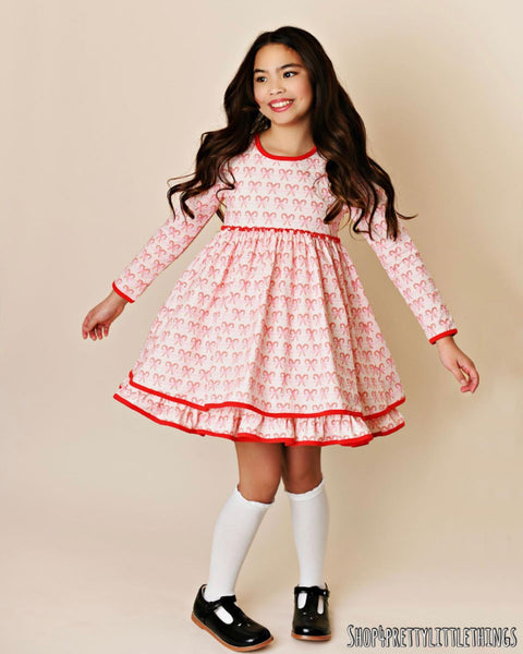 SWOON BABY CANDY CANE LANE DRESS #2387