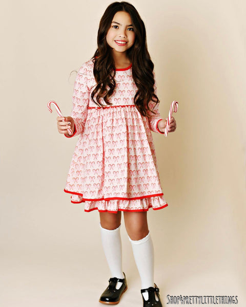SWOON BABY CANDY CANE LANE DRESS #2387