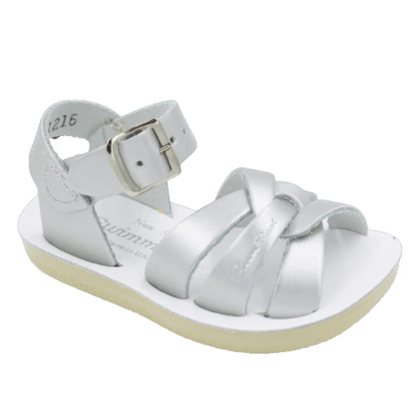 Sun Sans Swimmer Style Sandal in Silver