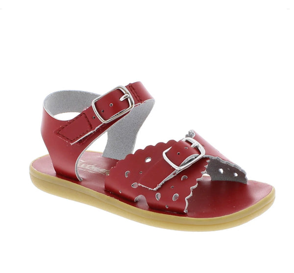 FOOTMATES ARIEL SANDAL IN APPLE RED