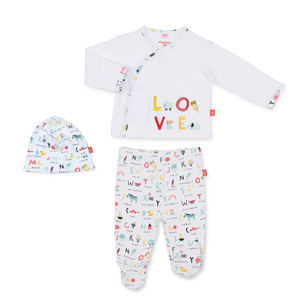 ABC LOVE MAGNETIC 3PC KIMONO SET