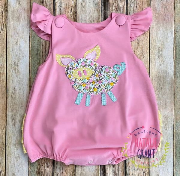 PIG APPLIQUÉ BUBBLE