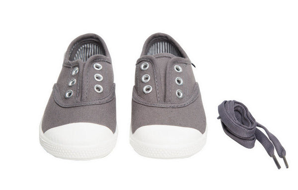 DYLAN CANVAS LACE UP IN GREY BY CHUS #21451