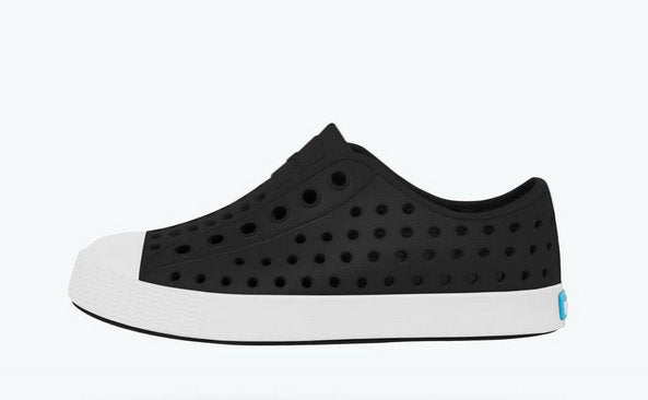 NATIVE JEFFERSON IN JIFFY BLACK & SHELL WHITE