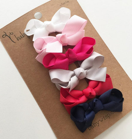 BABY WISP, SMALL SNAP CADEAU BOW (CHOOSE YOUR COLOR)