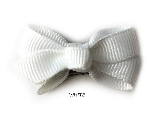 BABY WISP, MINI LATCH WISP CLIP CHELSEA BOW (CHOOSE YOUR COLOR)