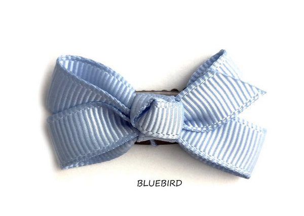 BABY WISP, MINI LATCH WISP CLIP CHELSEA BOW (CHOOSE YOUR COLOR)