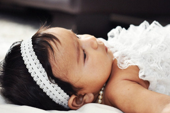 BABY WISP, 3PK PLAIN HEADBANDS