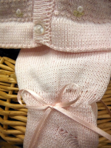 WILL'BETH SWEET PINK KNIT SET #856340