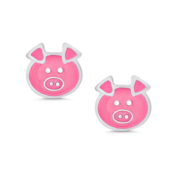 LITTLE PIGGY STUD EARRINGS IN STERLING SILVER