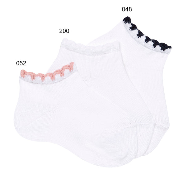 SCALLOP EDGE ANKLET IN PINK #2002052