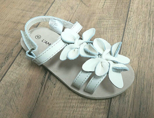 FLOWER SANDAL IN WHITE #17303