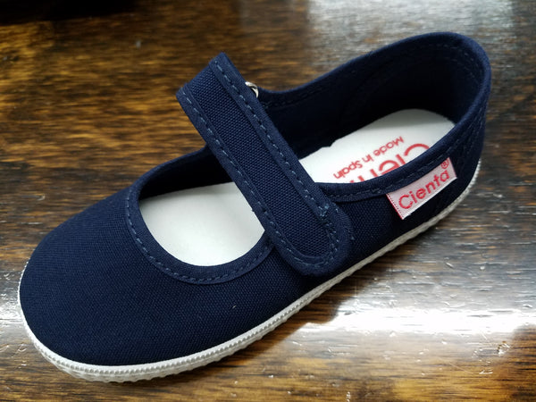 CIENTA MARY JANES IN NAVY #56000-77