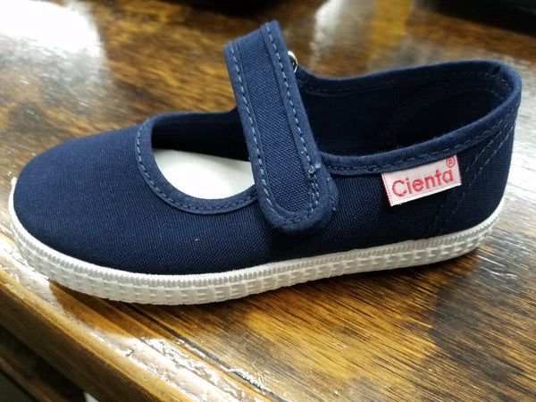 CIENTA MARY JANES IN NAVY #56000-77