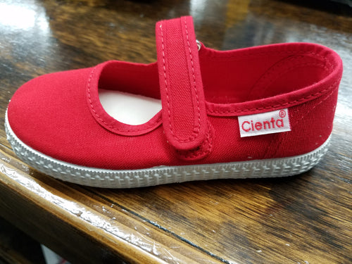 CIENTA MARY JANES IN RED #56000-02