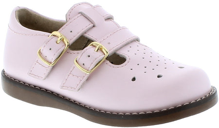 DANIELLE WHITE DOUBLE BUCKLE MARY JANE BY FOOTMATES #21261