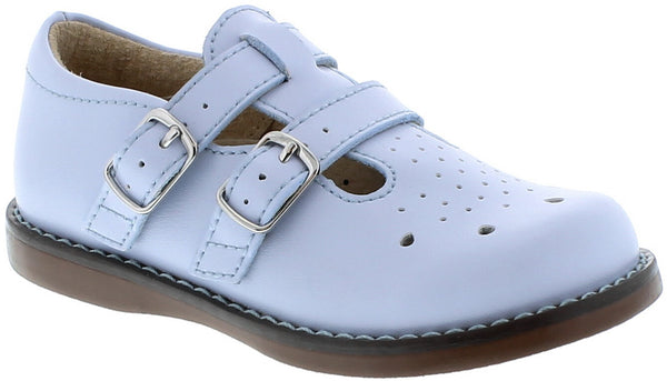 DANIELLE LIGHT BLUE DOUBLE BUCKLE MARY JANE BY FOOTMATES #21265