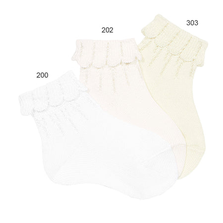 KNEE SOCK WITH BOW IN WHITE #2551200