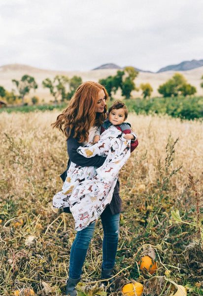 COTTON MUSLIN SWADDLE, WOOF