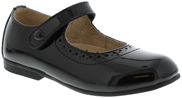 EMMA BLACK PATENT MARY JANE BY FOOTMATES #21266