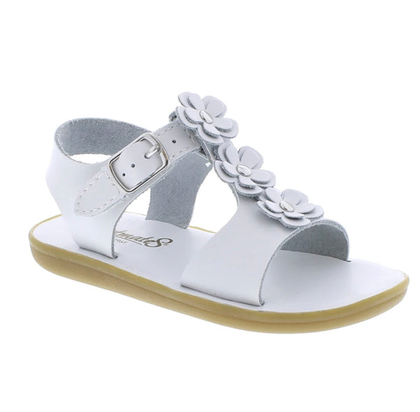 Footmates Jasmine Sandal in White