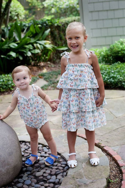 TIERED TILLY IN BRADFORD BUTTERFLY PRINT