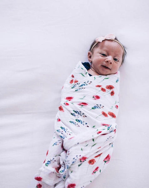 COTTON MUSLIN SWADDLE, WILD MUMS