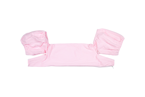 FLOATY COVER IN PINK SEERSUCKER