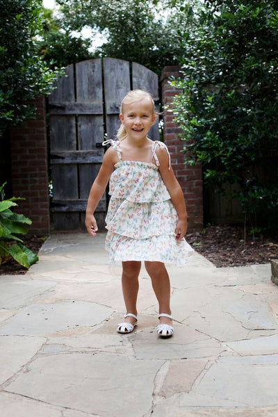 TIERED TILLY IN BRADFORD BUTTERFLY PRINT