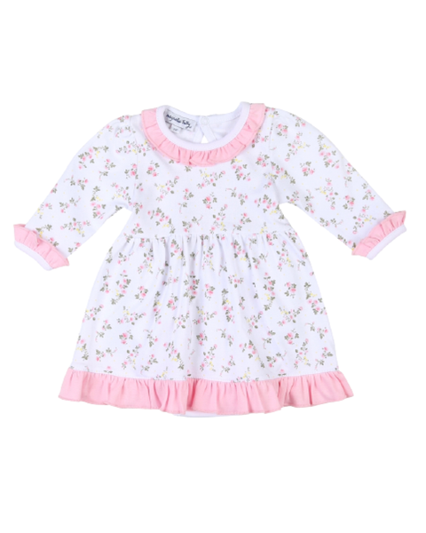 GRACE’S CLASSIC LS PIMA COTTON FLORAL PRINT DRESS