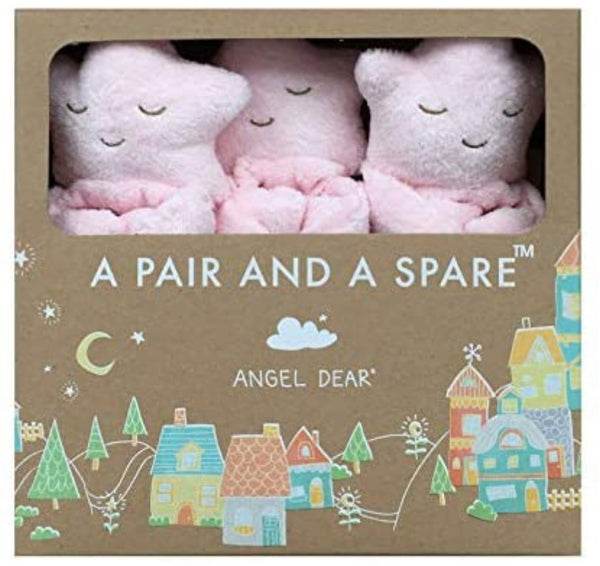 A PAIR AND A SPARE LOVEY'S, PINK STARS