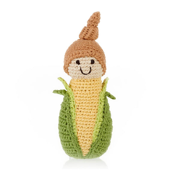 FRIENDLY VEGGIE BABY CORN RATTLE