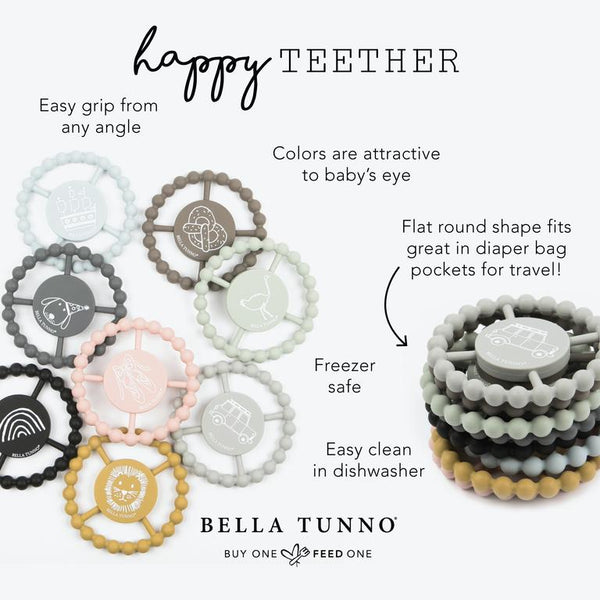 BELLA TUNNO LOVE YA LIKE XO HAPPY TEETHER