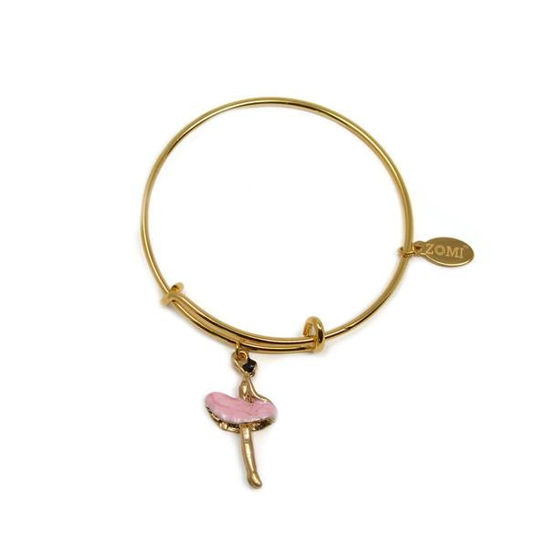 PINK BALLERINA ADJUSTABLE BRACELET