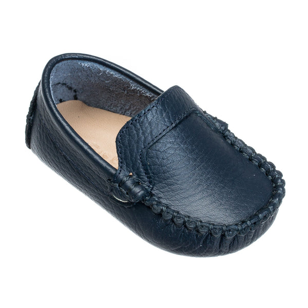 ELEPHANTITO NAVY MOCCASINS