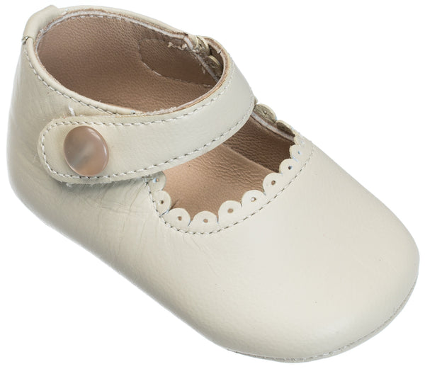 ELEPHANTITO MARY JANES IN IVORY