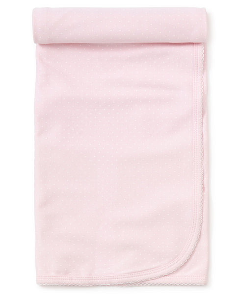 PINK/WHITE TINY DOTS BLANKET