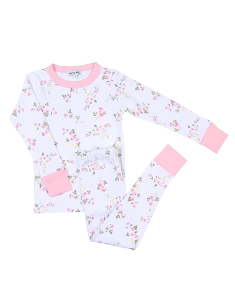 GRACE’S CLASSIC FLORAL PRINT LONG SLEEVE PAJAMAS