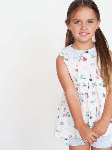 CYPRESS ROW LIGHTHOUSE SHORT SET