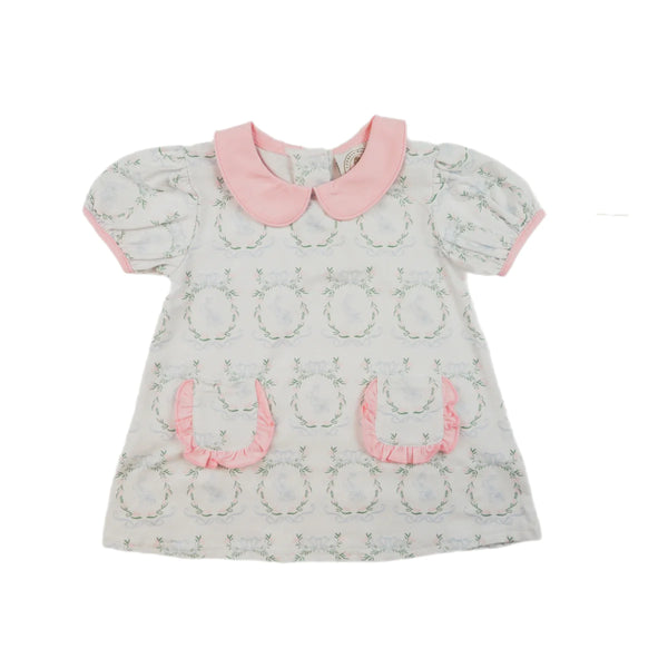 CYPRESS ROW PINK WREATH BUNNY DRESS
