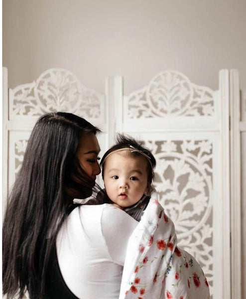 COTTON MUSLIN SWADDLE, WILD MUMS