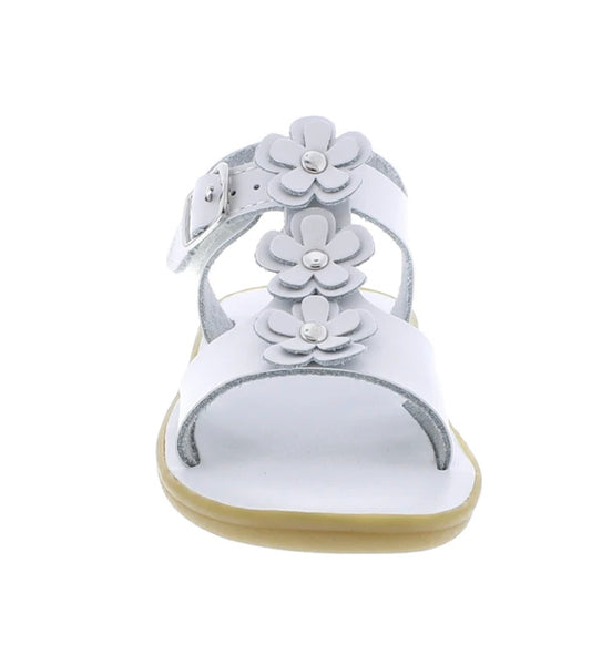 FOOTMATES JASMINE SANDAL IN WHITE