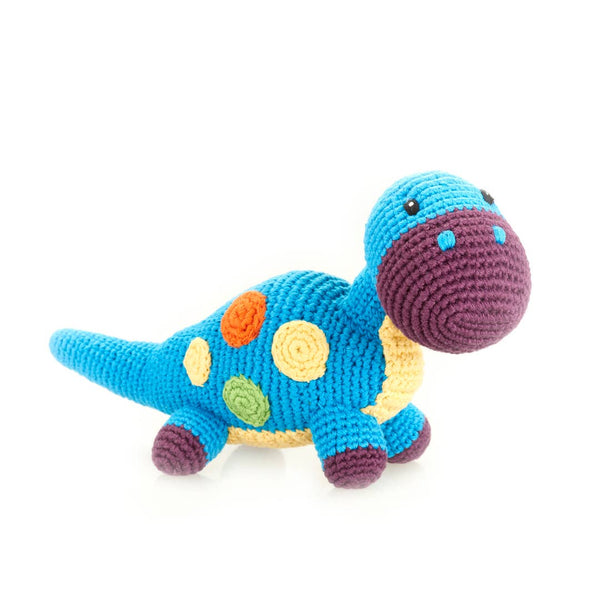 BLUE DINO DIPPI RATTLE