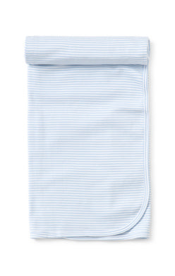 LIGHT BLUE STRIPES BLANKET