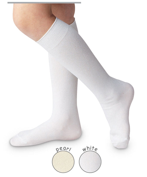 HIGH CLASS NYLON KNEE SOCK IN WHITE