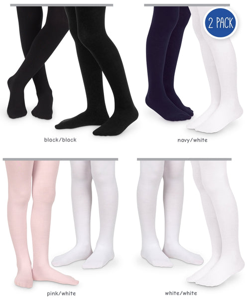 SMOOTH MICROFIBER TIGHTS 2PACK ASSORTED