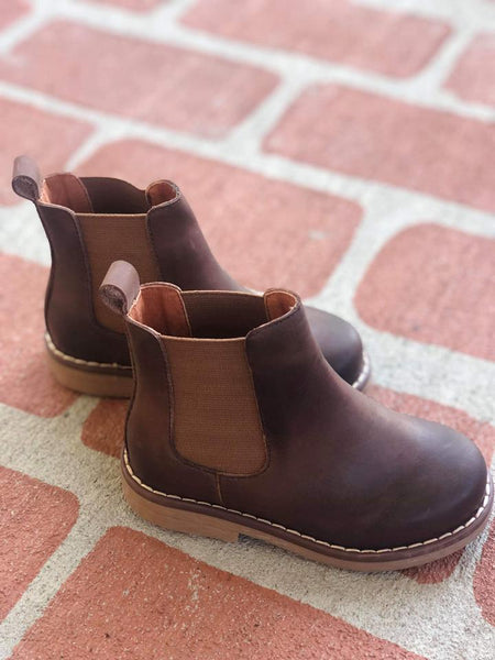 CHELSEA BOOT IN CHOCOLATE