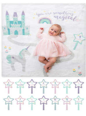 Baby's First Year Blanket & Cards Set - I Wish I May #22315