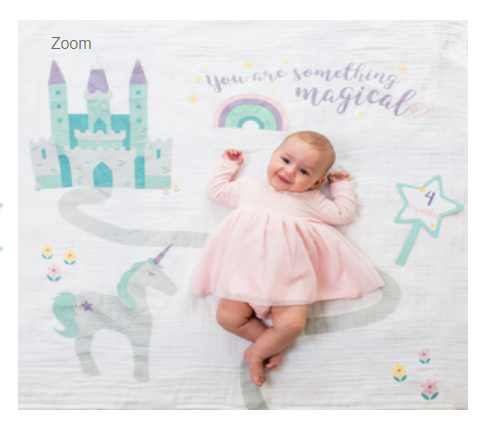 Baby's First Year Blanket & Cards Set--Something Magical #22590