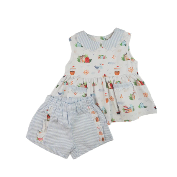 CYPRESS ROW LIGHTHOUSE SHORT SET